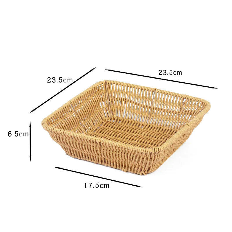 Simple Style Solid Color Storage Basket