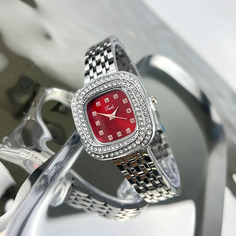 Simple Style Geometric Butterfly Double Snap Quartz Women's Watches