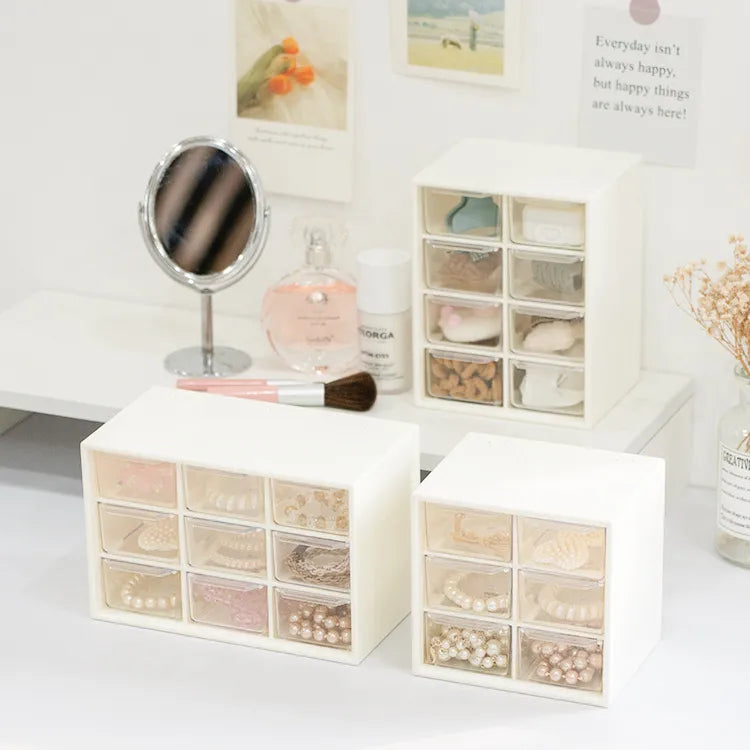 Solid Color PS Plastic Simple Style Storage Box
