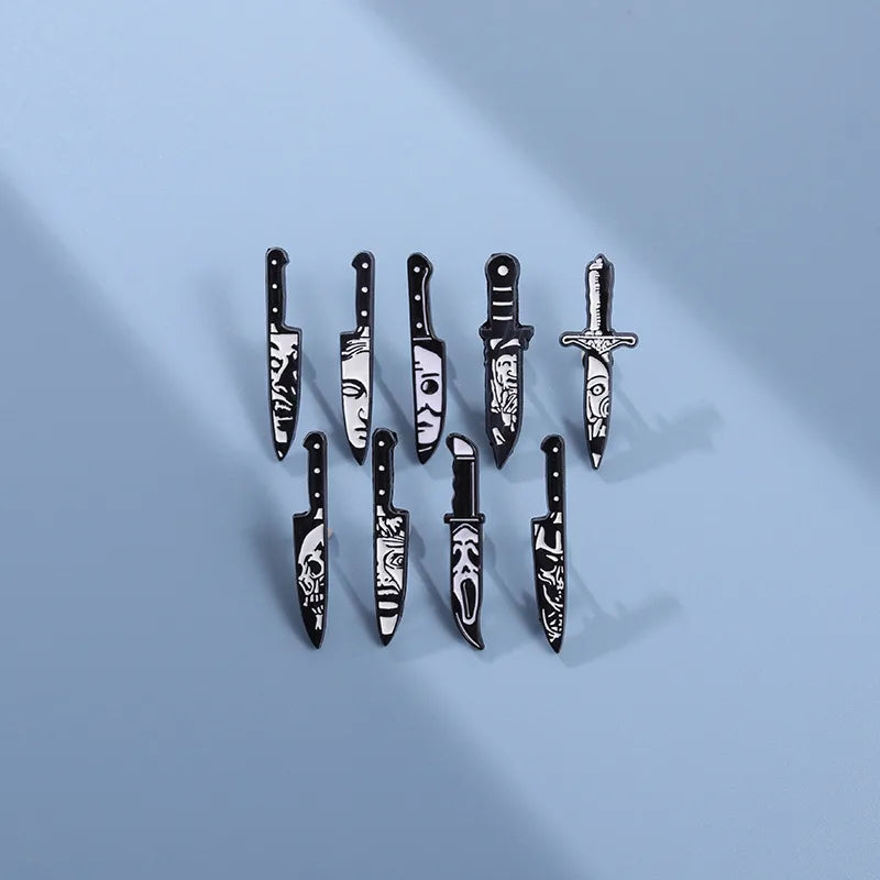 Simple Style Pin Blade Alloy Stoving Varnish Unisex Brooches
