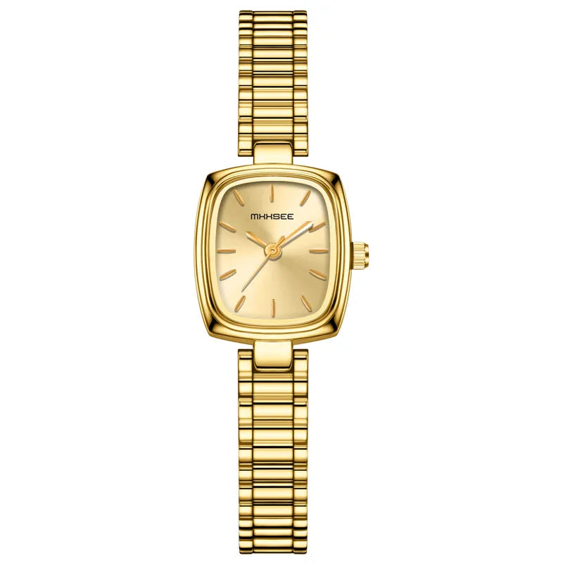Casual Simple Style Geometric Jewelry Buckle Quartz Watch Women's Watches