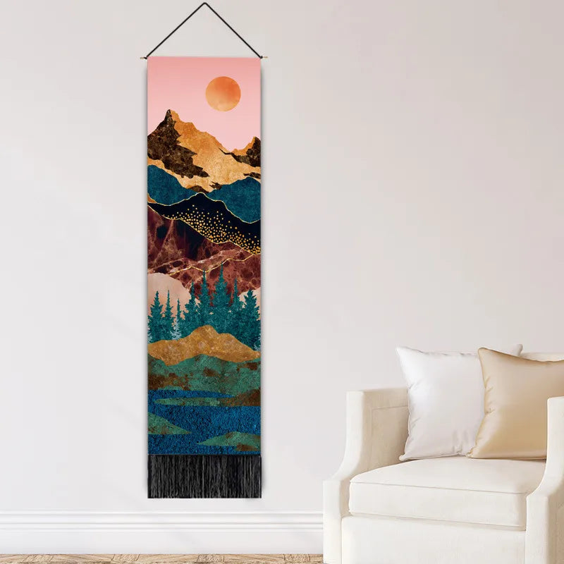 Casual Vacation Landscape Polyester cotton Hanging Ornaments Wall Art