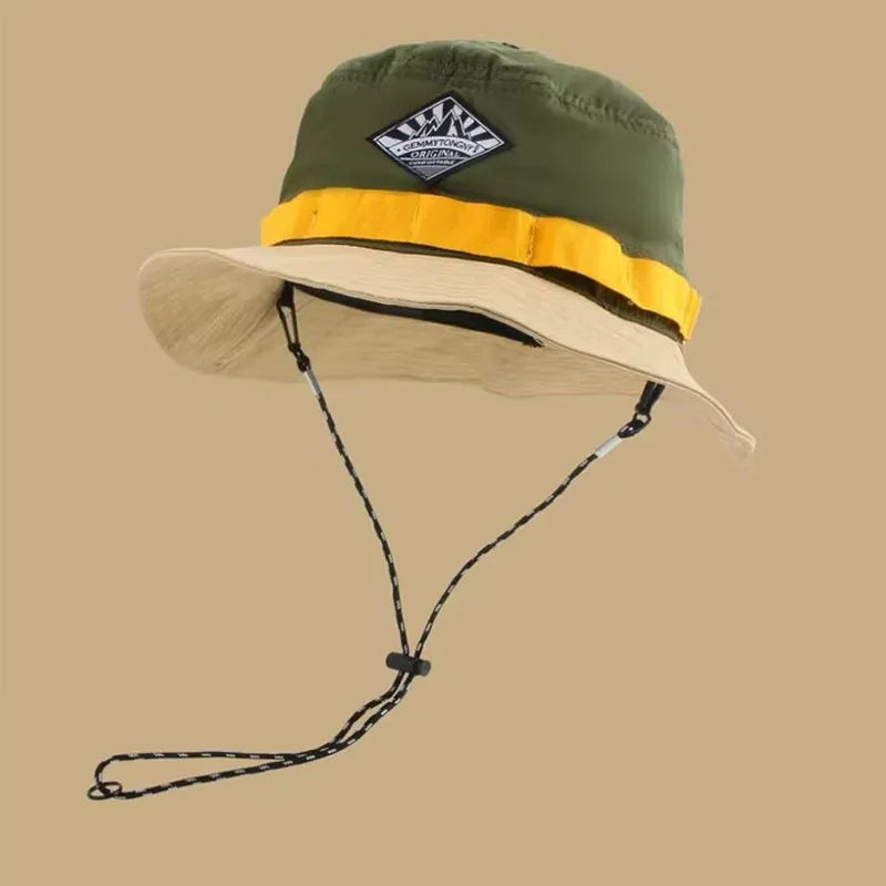 Women's Simple Style Classic Style Color Block Flat Eaves Bucket Hat