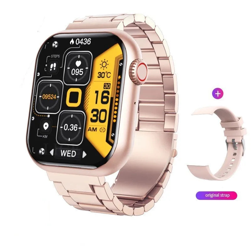New  F57 smart watch Bluetooth call heart rate body temperature voice assistant smart bracelet sports watch