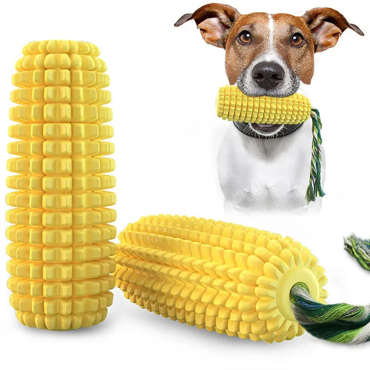 1 Piece All Seasons Cute TPR Corn Pet Toys