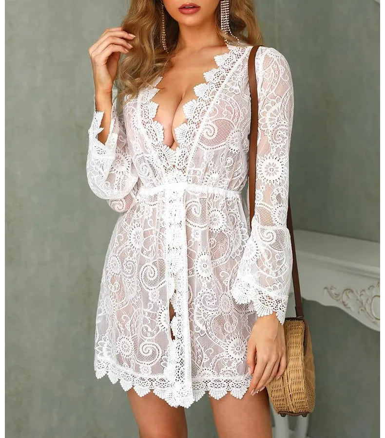 Women's Solid Color Vacation Beach Modern Style Cover Ups