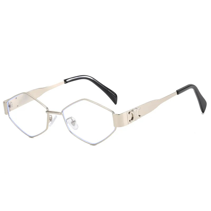 Casual Basic Solid Color Pc Polygon Full Frame Women's Sunglasses