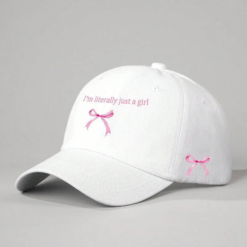 Unisex Simple Style Slogan Curved Eaves Baseball Cap