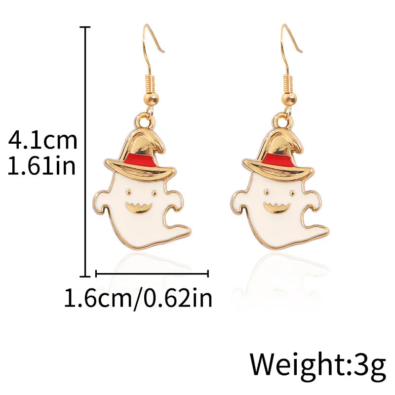 Halloween Ghost Devil Death Zombie Horror Pumpkin Skull Ear Cuff Alloy Geometric Pattern Unisex Original Design Jewelry Earring