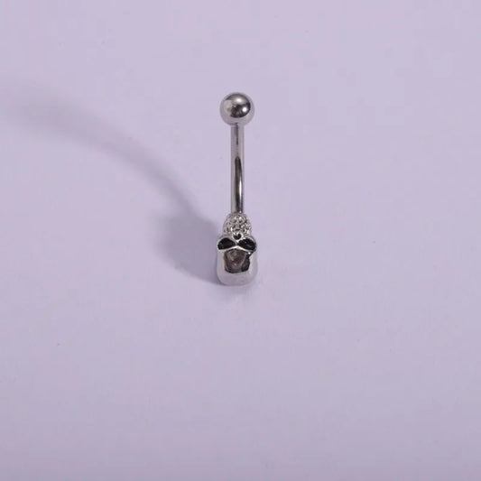 1 Piece Ear Cartilage Rings & Studs Casual Hip-Hop Punk Heart Shape Butterfly 316L Stainless Steel  Polishing Plating Zircon 18K Gold Plated Eyebrow Studs Ear Cartilage Rings & Studs Belly Rings
