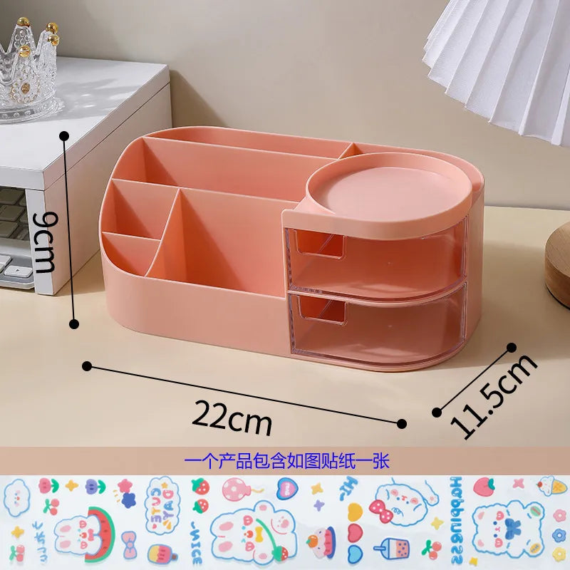 Solid Color PS Plastic Simple Style Storage Box
