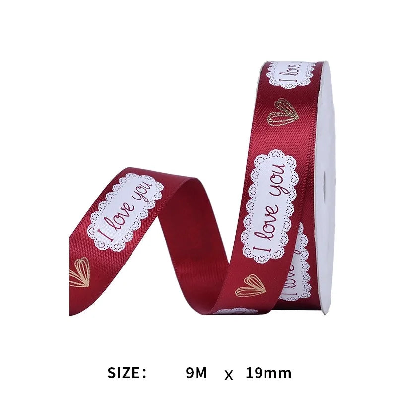 Valentine'S Day Classic Style Letter Heart Shape Polyester Party Date Festival Gift Wrapping Supplies Party Supplies Gift Wrapping Supplies 1 Piece