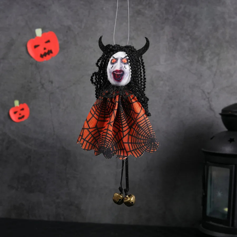 halloween funny color block cloth masquerade carnival decorative props