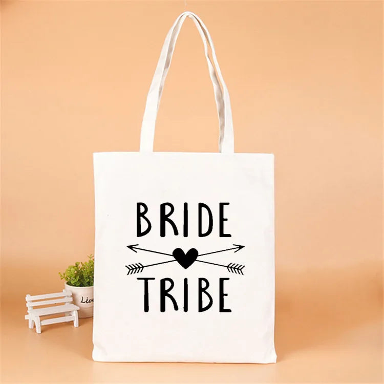 letter linen party gift bags