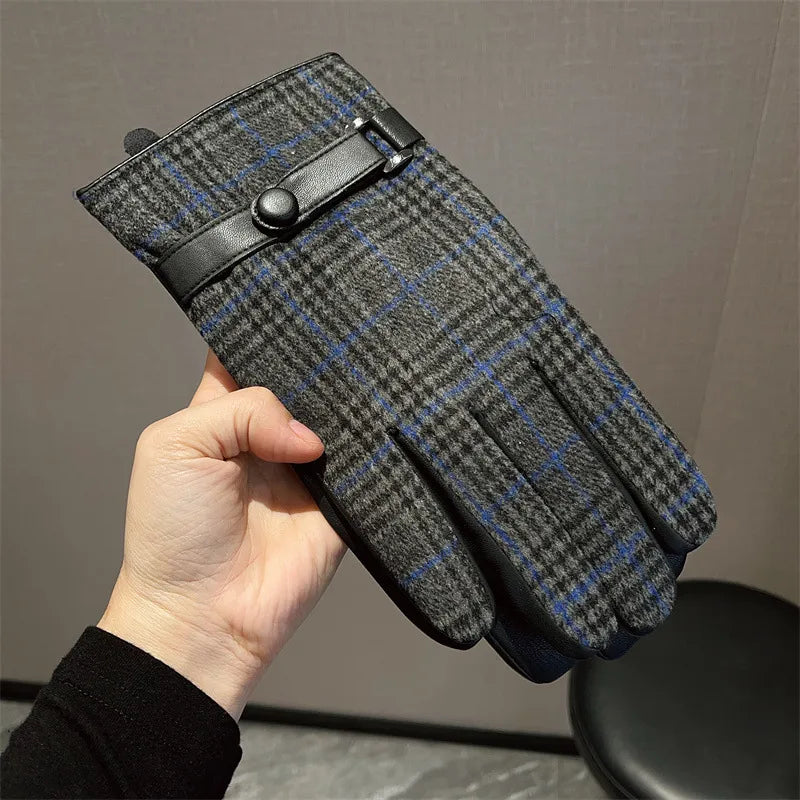 Unisex Elegant Business Simple Style Stripe Gloves