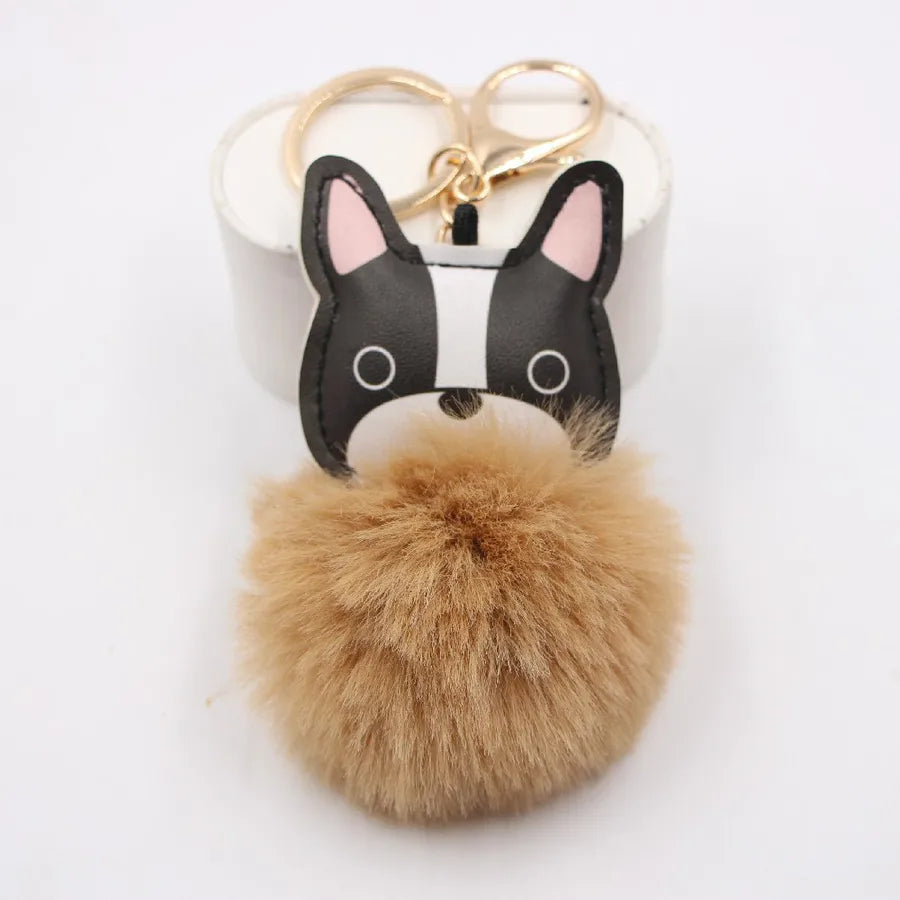 new puppy dog key chain pendant bag purse plush pendant