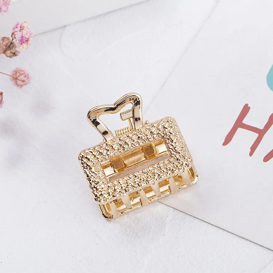 Elegant Women's Solid Color Alloy Hair Clip