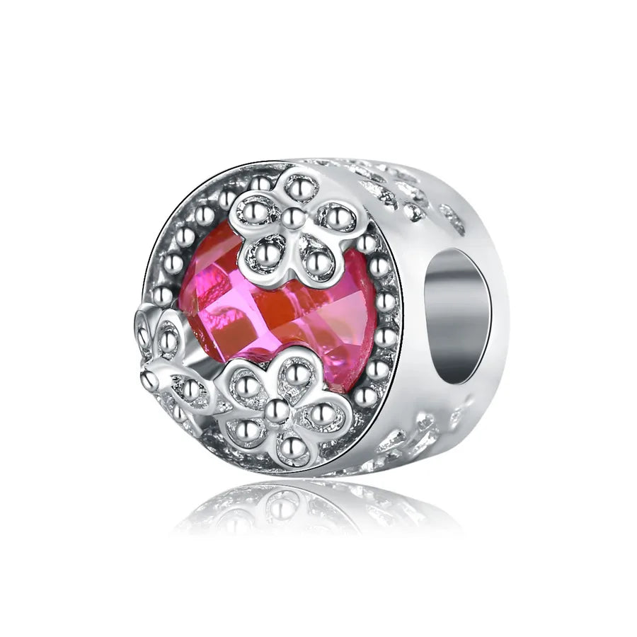 20 PCS/Package Diameter 10mm Alloy Letter Heart Shape Flower Beads