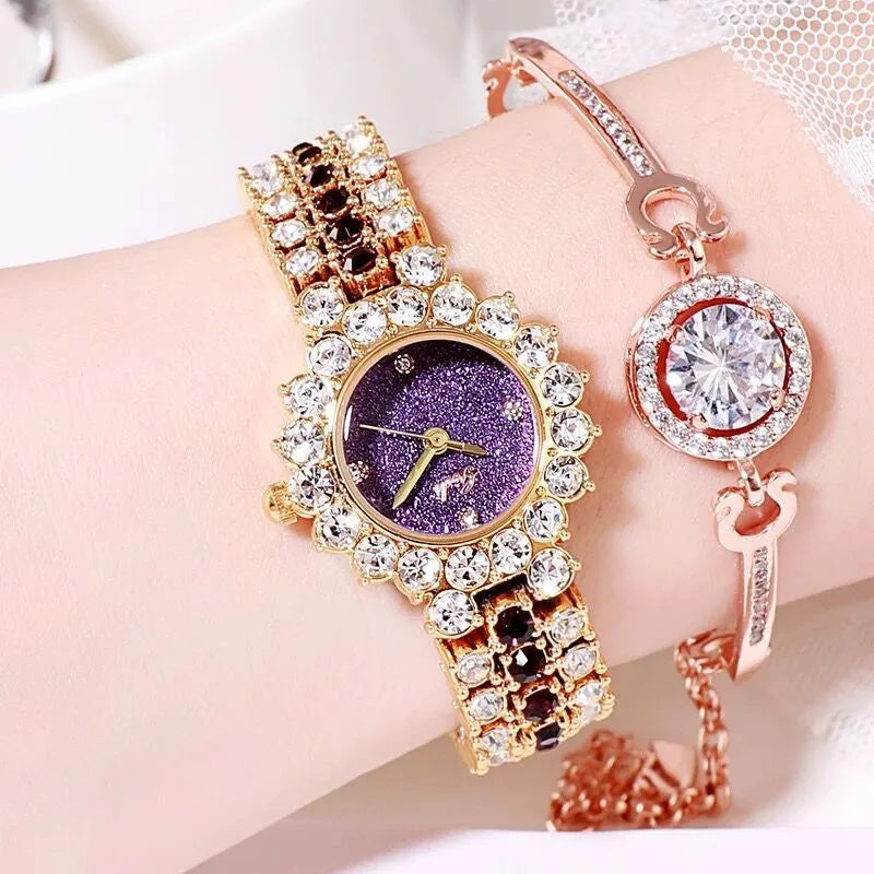 Elegant Streetwear Geometric Jewelry Buckle Quartz Watch Women's Watches