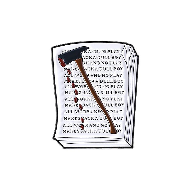 Trendy Letter Quote Lapel Pin Cartoon  Badge Clothing Backpack Accessory Unisex Personalized Fashion Jewelry