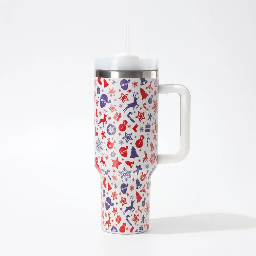 Christmas Casual Christmas Tree 201 Stainless Steel 304 Stainless Steel Thermos Cup 1 Piece