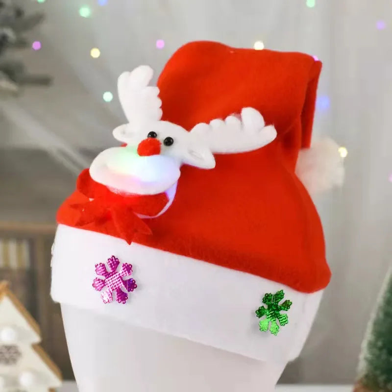 Christmas Cute Cartoon Nonwoven Party christmas hat