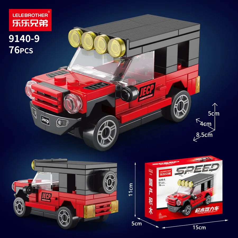 Kids(7-16Years) Car Plastic Building Toys