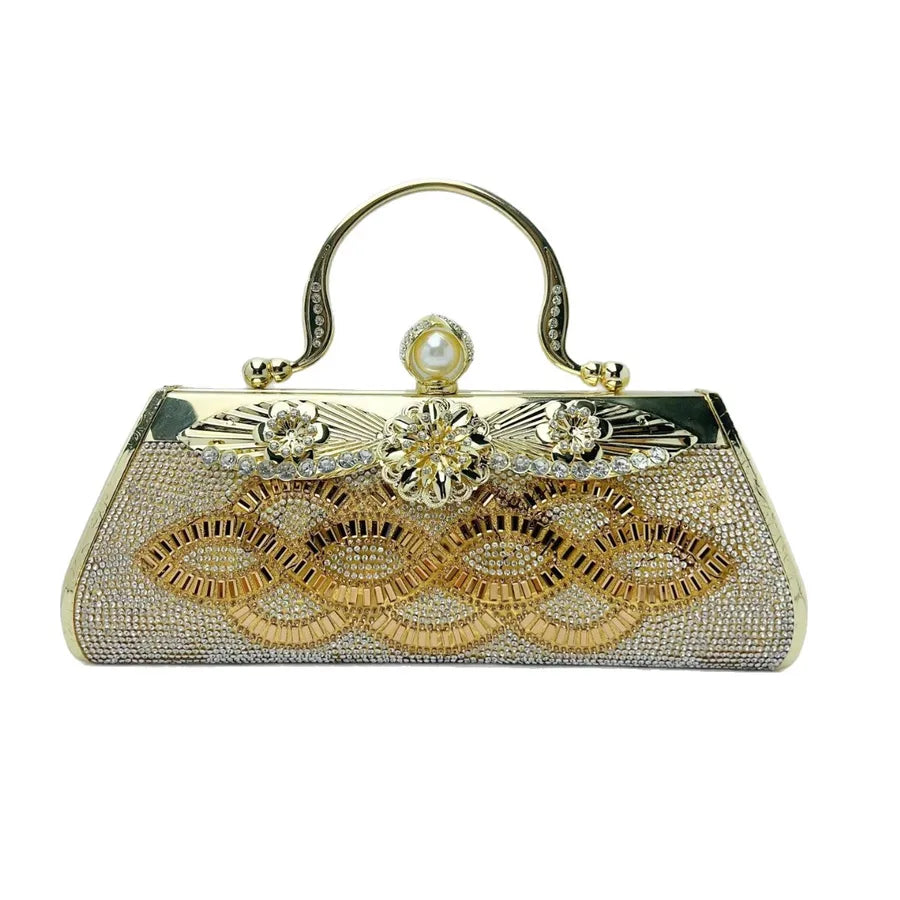 New Women's Large Capacity Handbag Evening Bag Shoulder Crossbody Bag Handbag Polyester Square Bag Lock Buckle Fashion Element