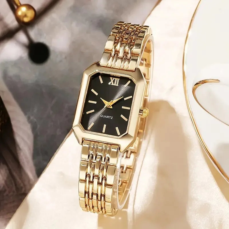 Casual Solid Color One Piece Buckle Quartz Watch Women's Watches