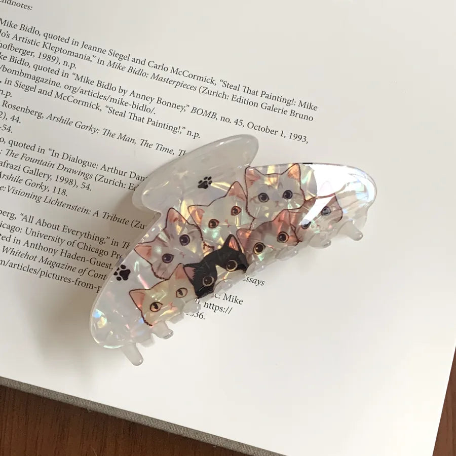 Cute Women's Cat Acrylic Hair Claws