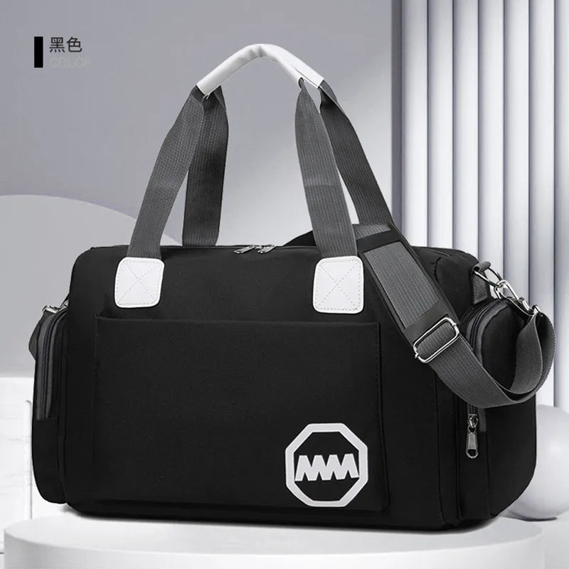 Unisex Basic Solid Color Oxford Cloth Waterproof Travel Bags