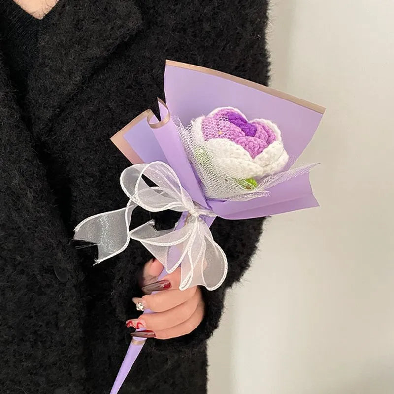 Sweet Multicolor Knit Artificial flowers