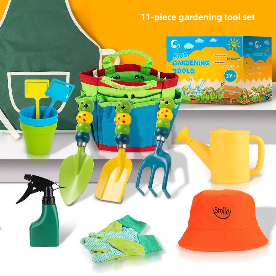 Caterpillar outdoor gardening cultivation flower utensils sea toys children's planting fleshy vegetables garden tools