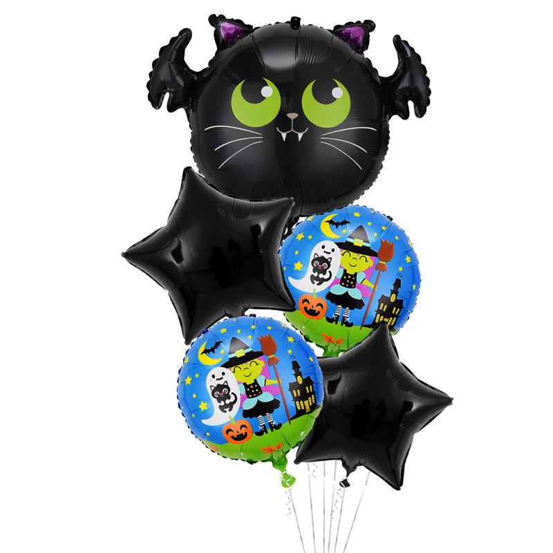 halloween geometric aluminum film party balloon