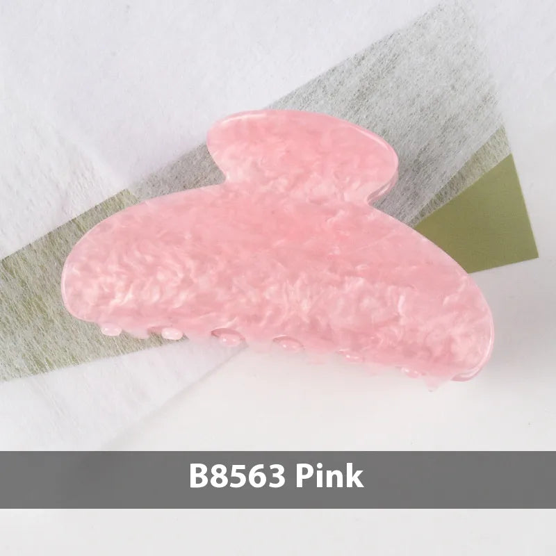 New Style Large Size Acetate Shark Clamp Hair Clip Women Luxury Fashion Hair Accessories Hair Claw For Thick Hair Tail