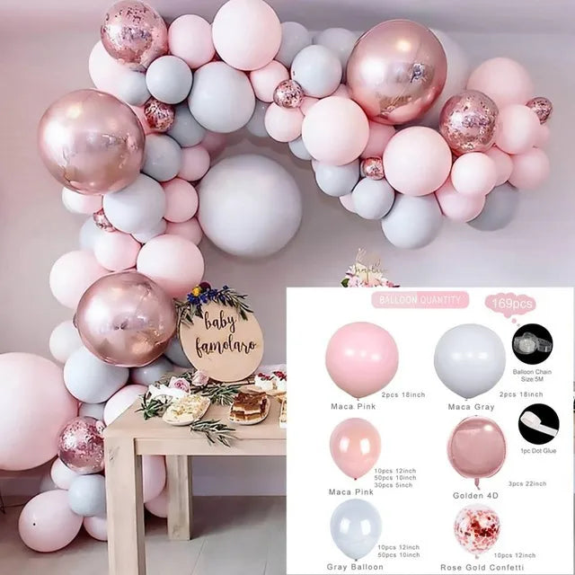 10 Series Birthday Party Decoration Balloon Suit Balloon Chain Arch Wedding Wedding Room Scene Arrangement