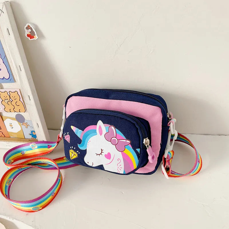 cute kindergarten new children's shoulder bag boy's shoulder bag cartoon girl backpack baby satchel