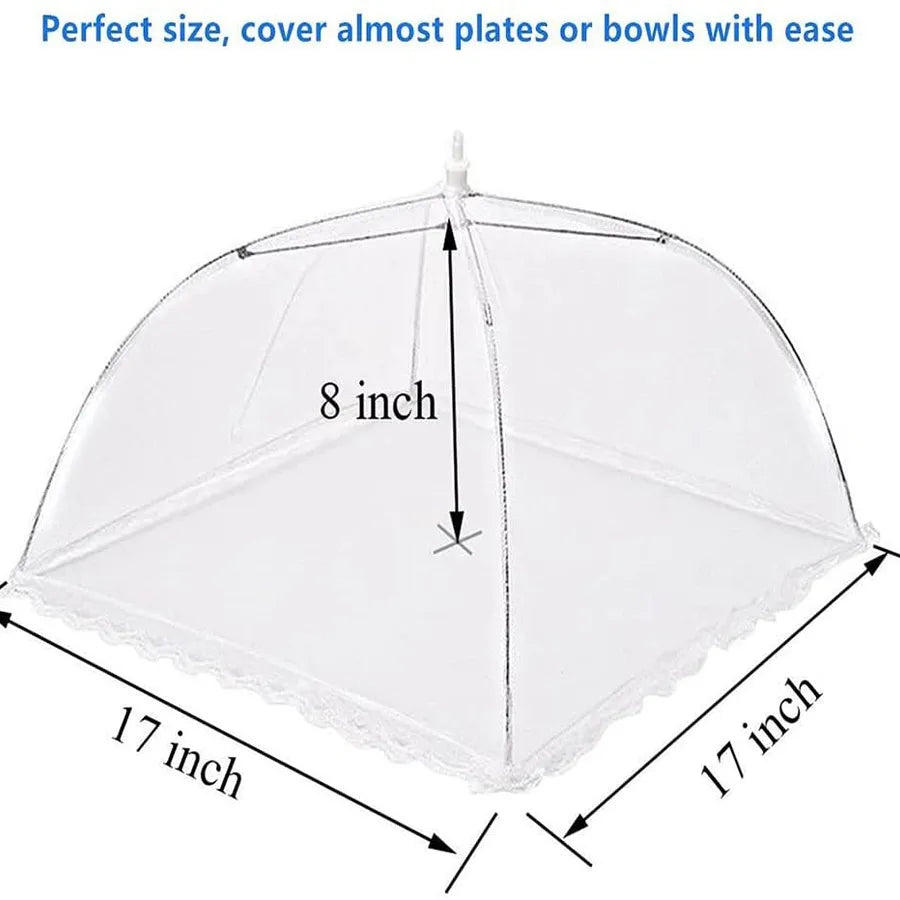 Simple Style Solid Color Gauze food cover