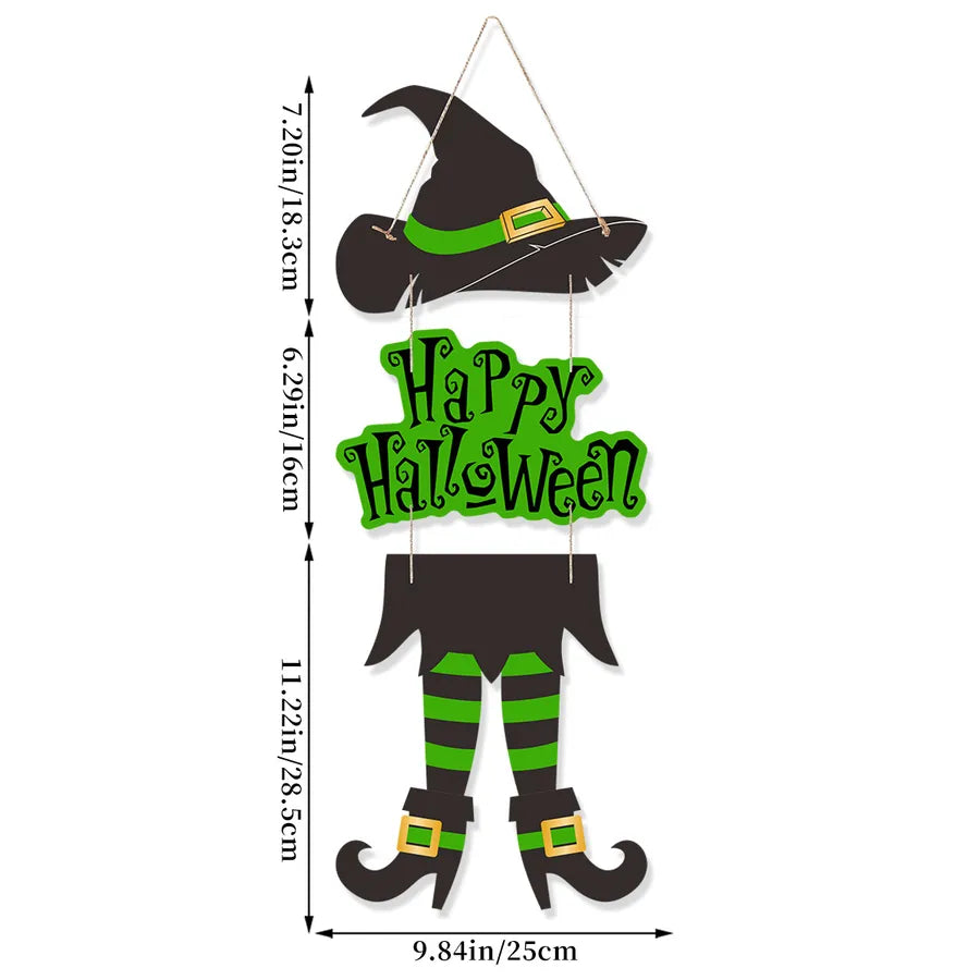 Halloween Party Decoration Yard Arrangement Customizable Door Hanging Ornament For Shopping Mall And Bar Halloween Festive Atmosphere