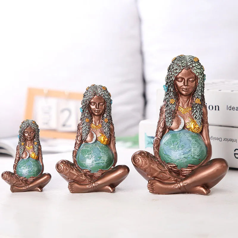 mother earth statue resin craft ornament desktop decoration wholesale