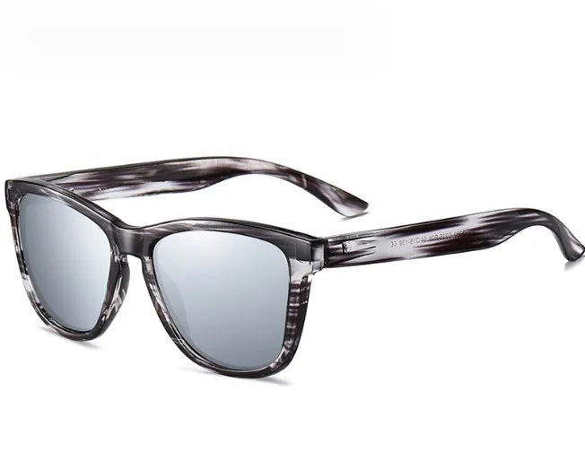 simple style flower tac square full frame men's sunglasses