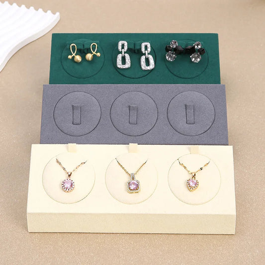 1 Piece Microfiber Elegant Simple Style Geometric Solid Color Jewelry Display Jewelry Rack