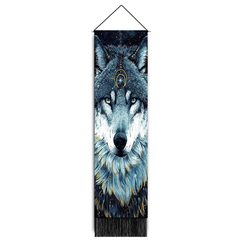 casual lion polyester tapestry artificial decorations