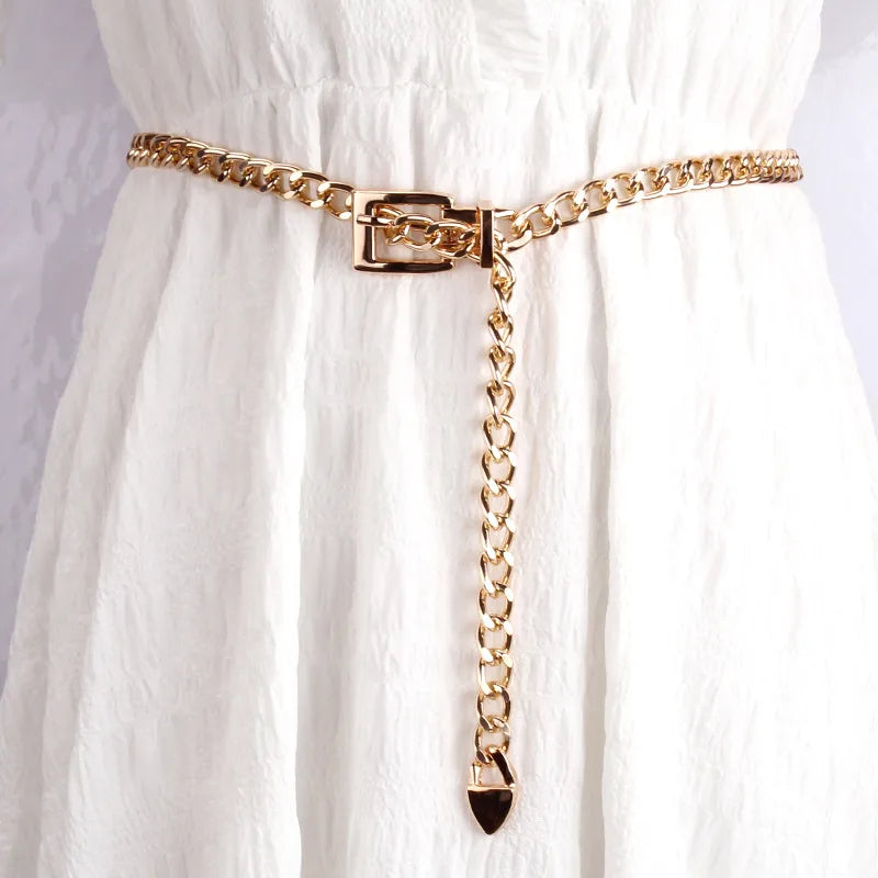 wind waist chain fashion personality chain   chain belt tide metal ladies belt manufacturers wholesale