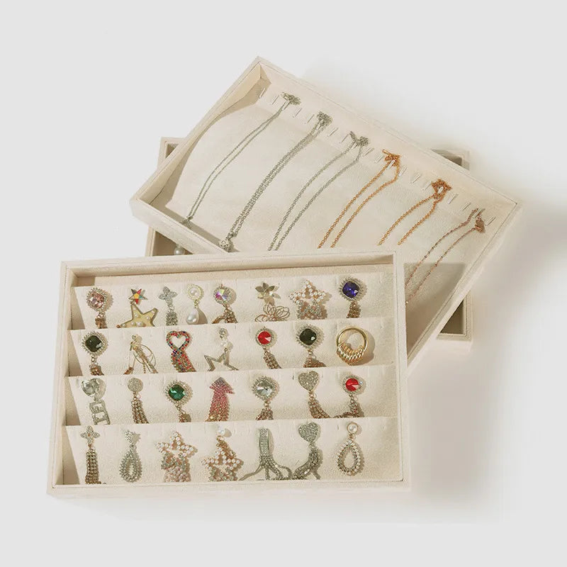1 Piece velvet Flannel Casual Elegant Solid Color Jewelry Display Jewelry Rack