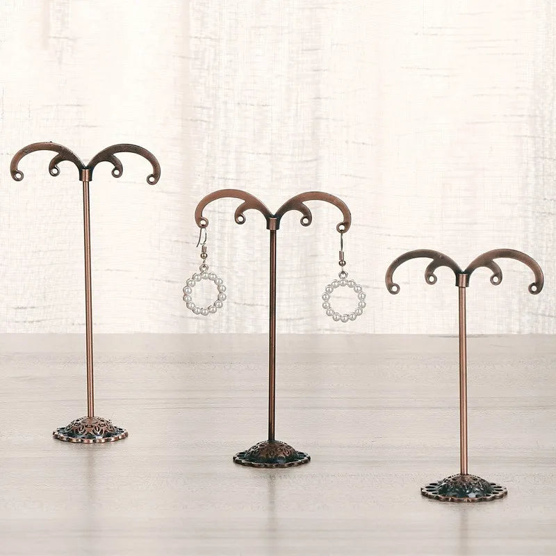 wrought iron earrings jewelry display stand three piece set  wholesale