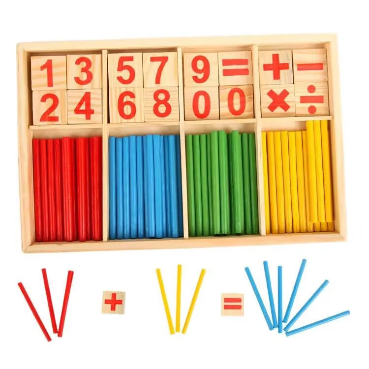 learning toys number wood toys