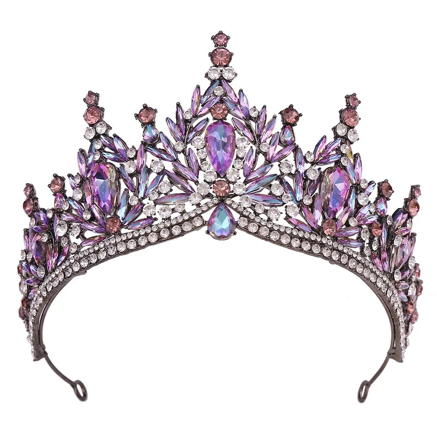 fashion water droplets crown alloy rhinestone crown 1 piece