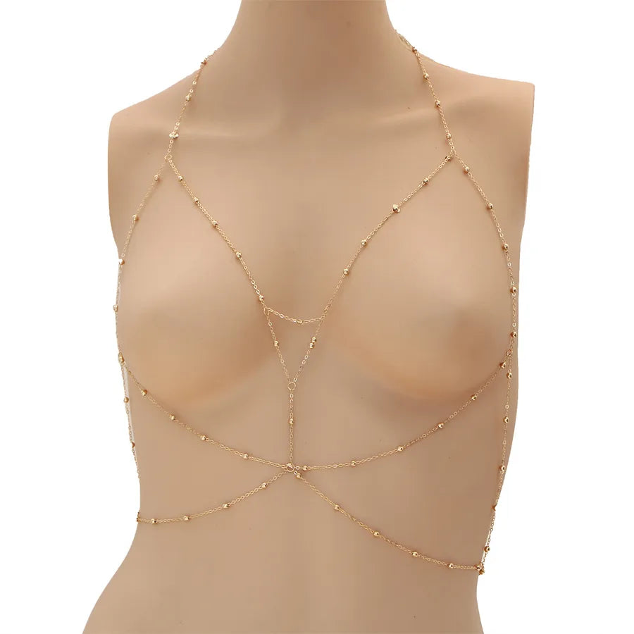 Wholesale Jewelry Vintage Style Geometric Alloy Body Chain