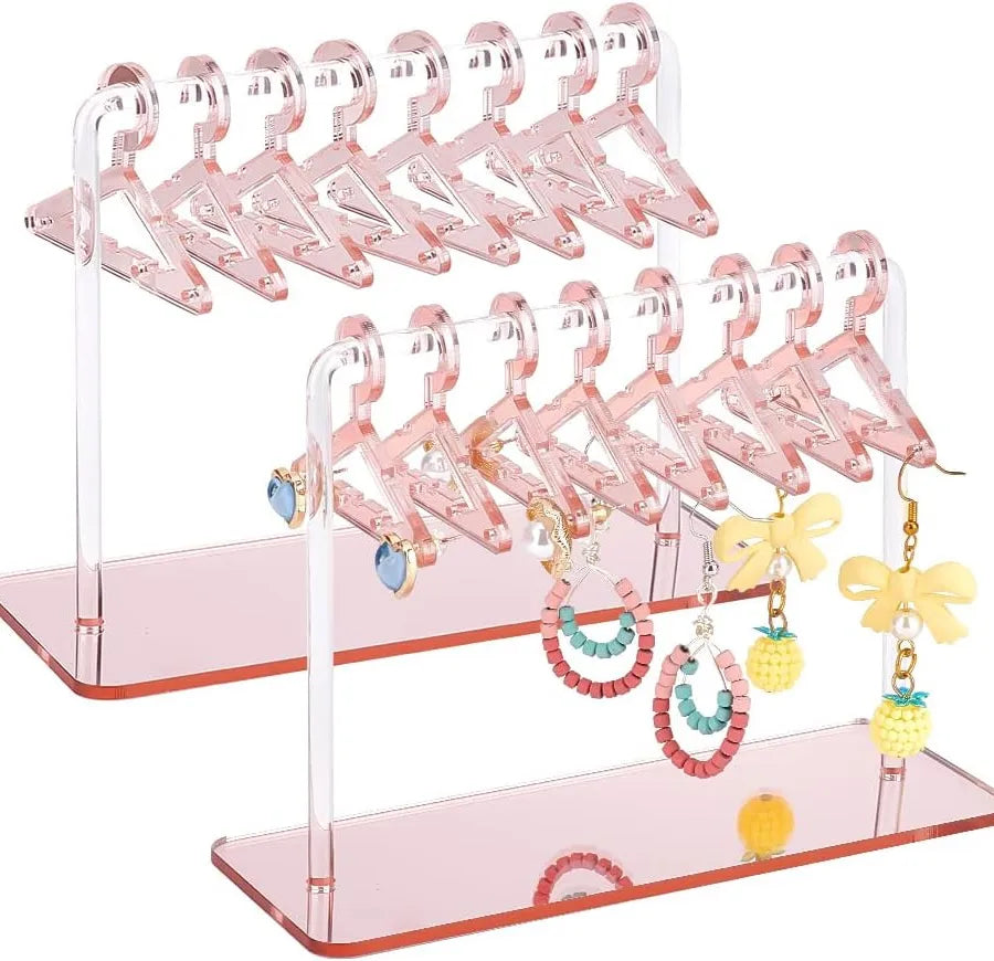 Hanging Personalized Earring Holder Acrylic Costume Frame Earrings Storage Display Rack